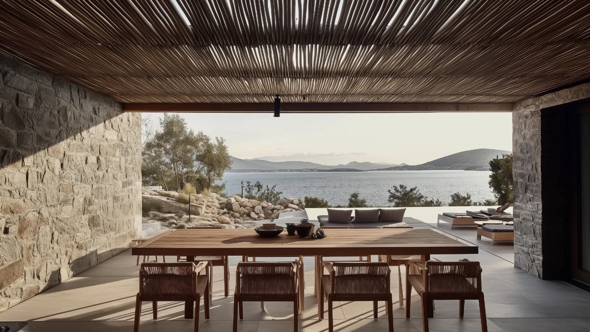 Oliva Mare — gölgeli avlu köşesi