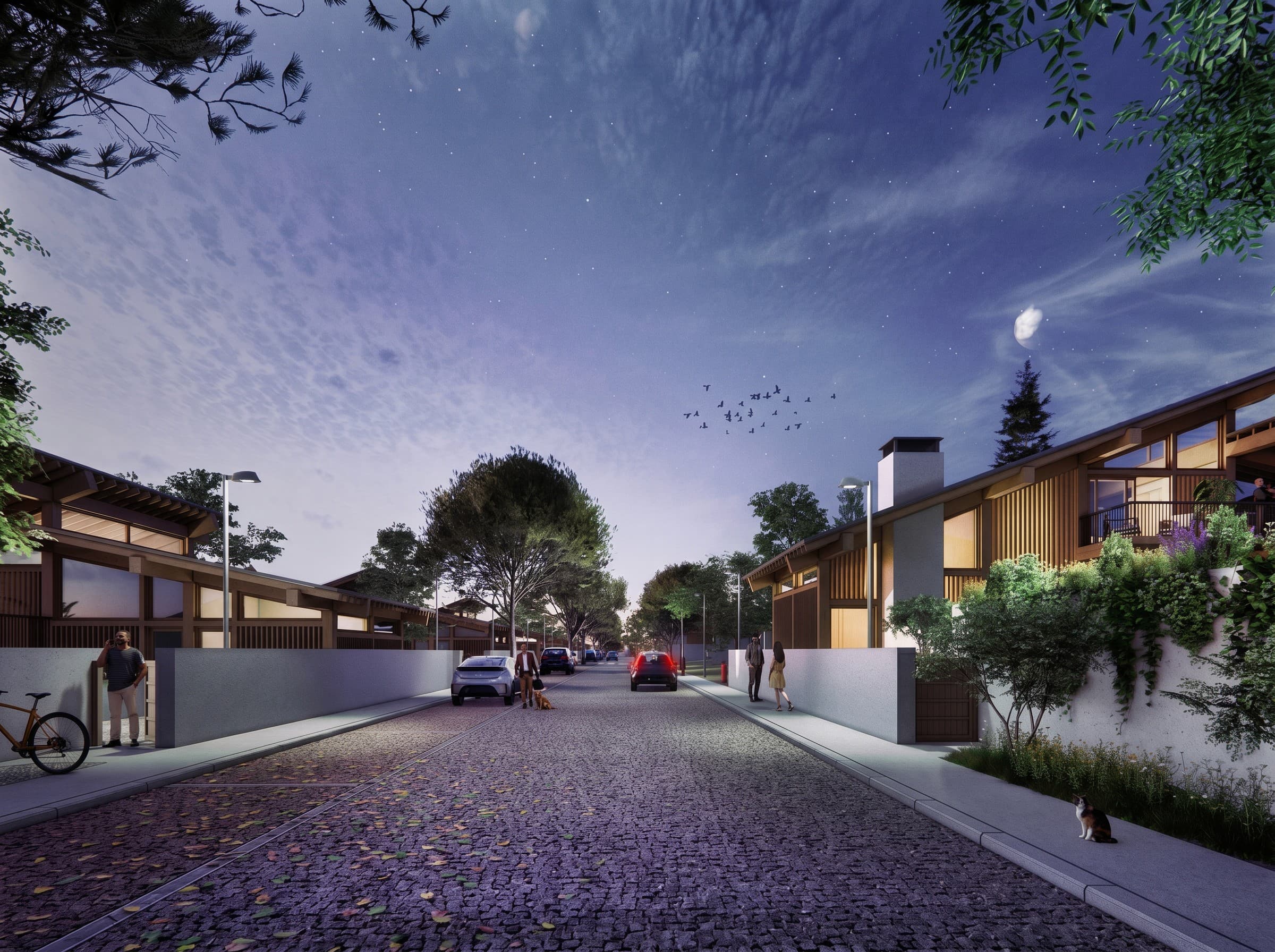 Büyükçekmece Residences — ortak avlu