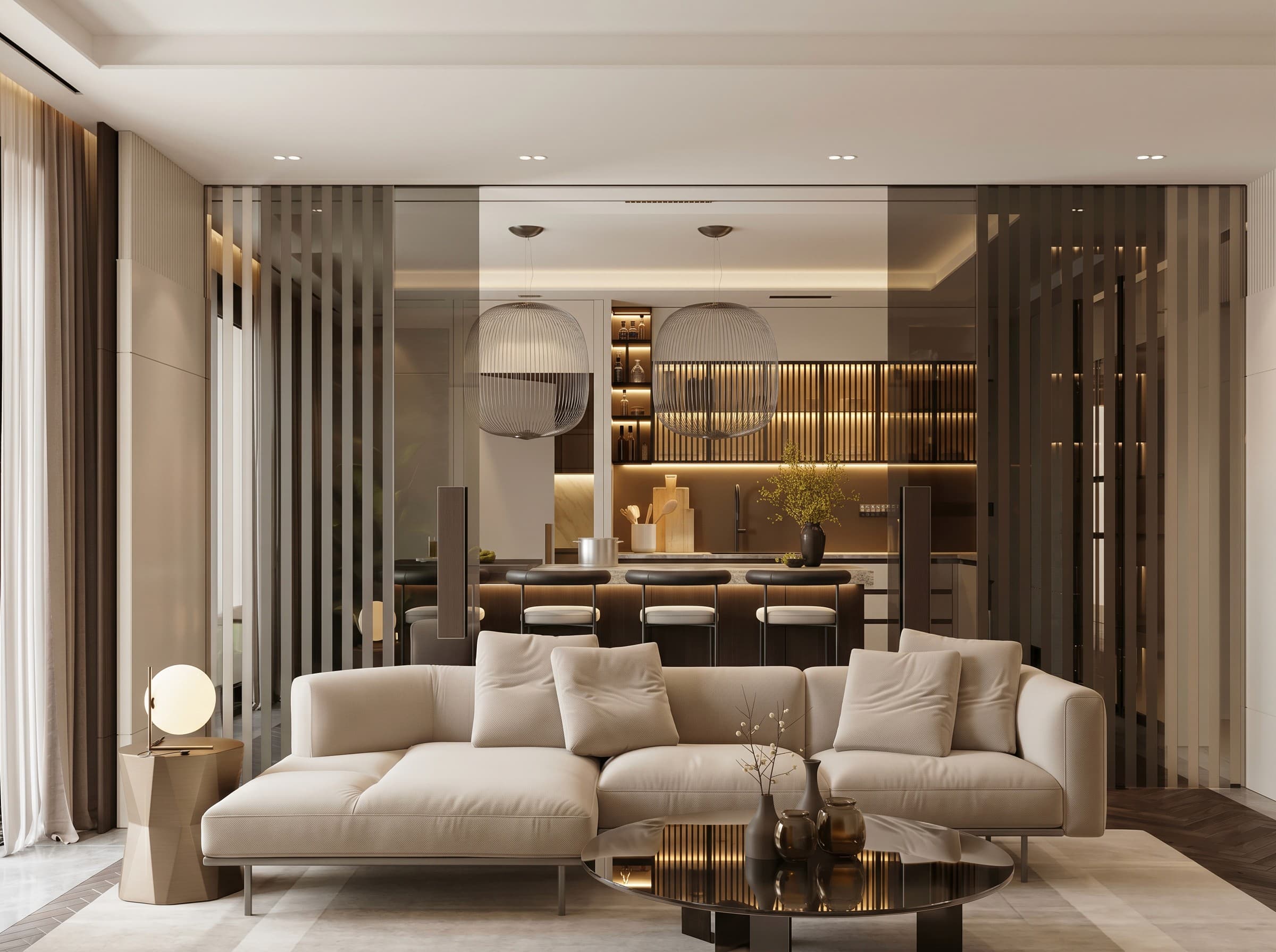 Meram Residences — Blick auf den Innenhof der Villa