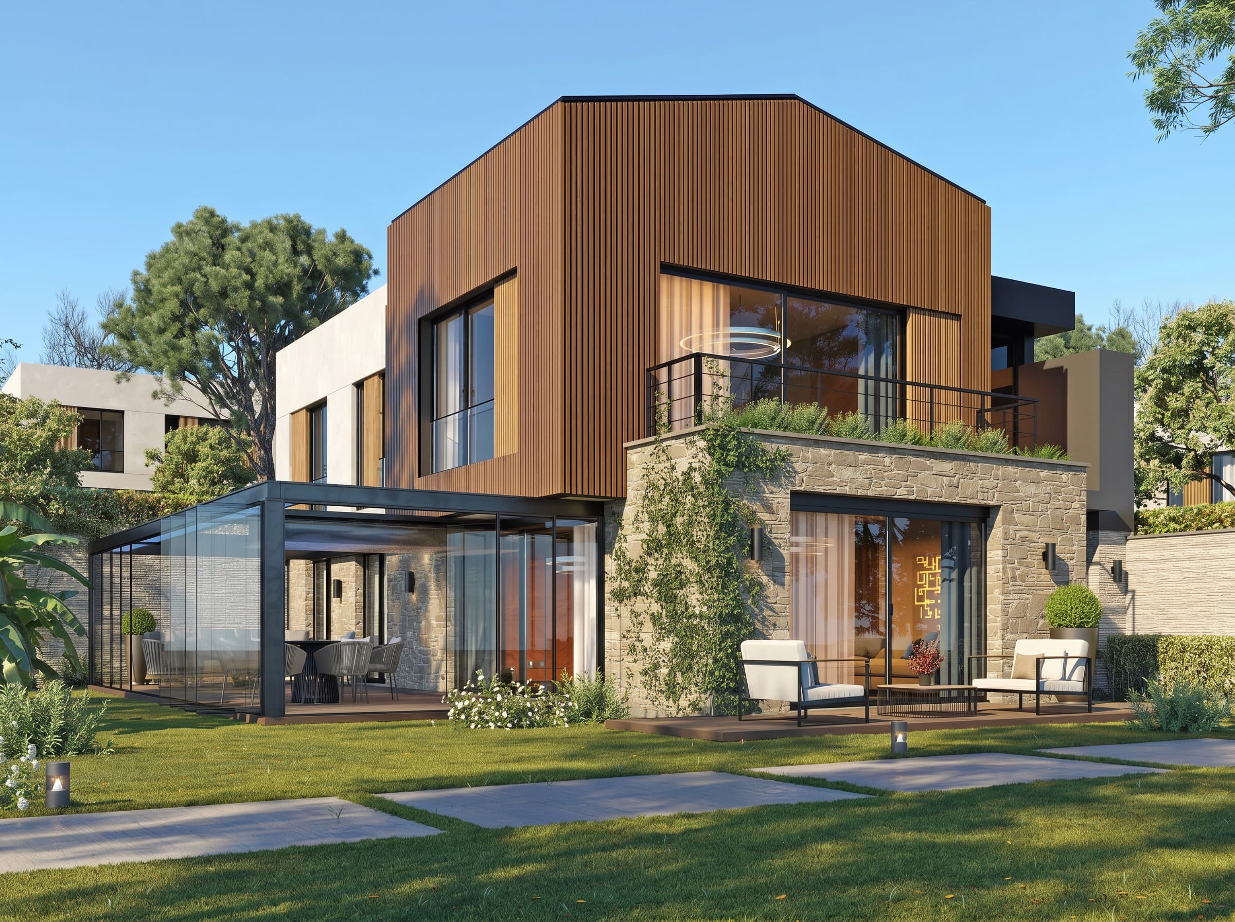 Meram Residences — Detail des cümle kapısı-Eingangs